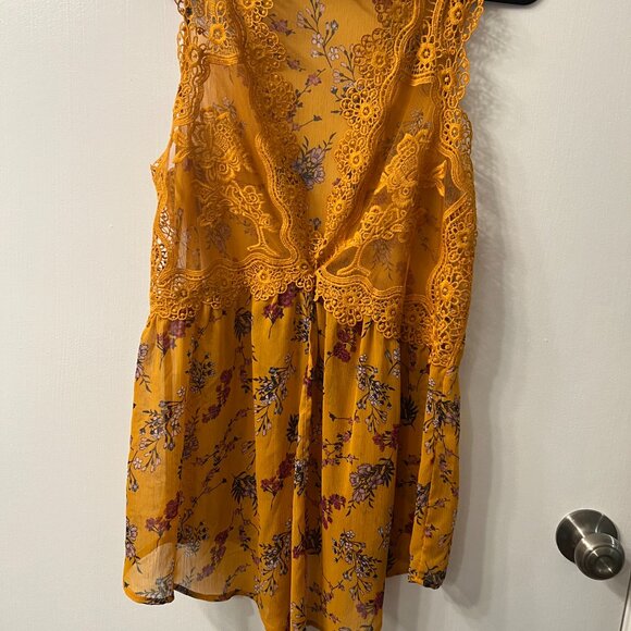 Free People Open Front Lace Vest - Picture 2 of 3